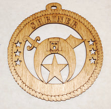 Load image into Gallery viewer, shriner 2 laser cut ornament