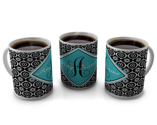 Monogram Coffee Mug Design 1