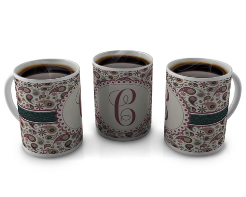 Monogram Coffee Mug Design 55