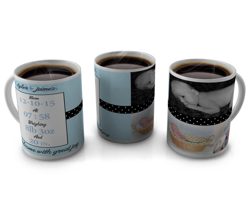 Birth Announcement Coffee mug Design 26