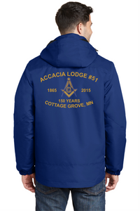 J332 Vortex Waterproof 3-in-1 Jacket Accacia Lodge # 51