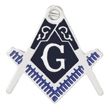 Load image into Gallery viewer, Masonic emblem with letter &#39;G&#39; on a white background