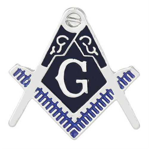 Masonic emblem with letter 'G' on a white background