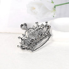 Load image into Gallery viewer, Purple  Crown Alloy Plating Inlay Rhinestones  Brooches