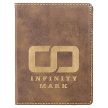 Load image into Gallery viewer, Engraved Leatherette and Cork Passport Holders