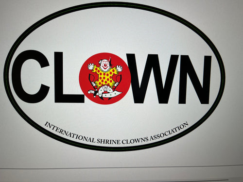 ISCA CLOWN STICKER