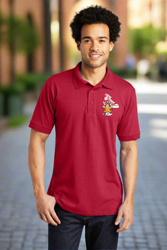 I.S.C.A CLOWN WITH SNEAKER LOGO POLO