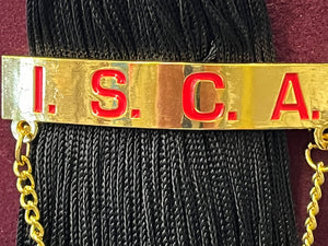 ISCA FEZ TASSEL HOLDER WITH HANGING CLOWN CHARM
