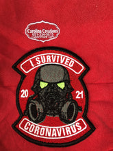 Load image into Gallery viewer, I Survived Covid 2021 (a) Embroidered Patch IRON ON