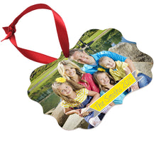 Load image into Gallery viewer, 2 sided aluminum Beneluxe ornament