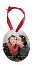 Load image into Gallery viewer, 2 sided aluminum Round ornament