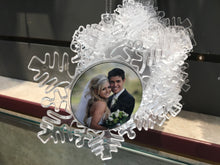 Load image into Gallery viewer, Clear Plastic Large Snowflake Shaped Ornament
