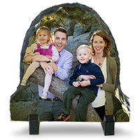 Large Half Oval -w/ black feet