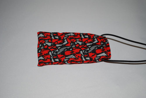 Red And Grey Chip Barrel cover