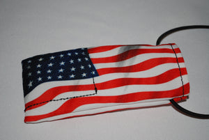 Waving American Flag Barrel cover
