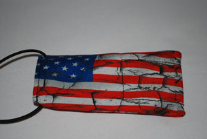 Cracked American Flag Barrel cover