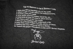10 Reason To Be A Shriners Lady shirt
