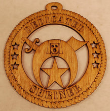 Load image into Gallery viewer, Dedicated Shriner 2 laser cut ornament