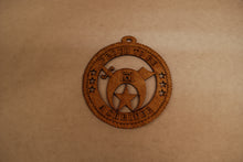 Load image into Gallery viewer, Proud to be a Shriner 2 laser cut ornament