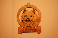 Load image into Gallery viewer, SAMOYED LASER CUT WOOD ORNAMENT