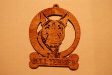 Load image into Gallery viewer, BULL TERRIER LASER CUT Dog Ornament