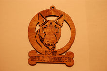 Load image into Gallery viewer, BULL TERRIER LASER CUT ORNAMENT