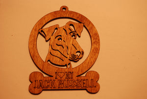 JACK RUSSELL  LASER CUT Dog Ornament