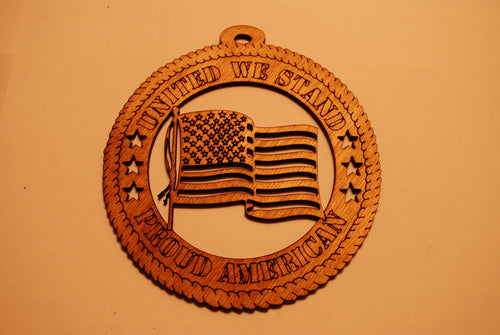 FLAG UNITED WE STAND PROUD AMERICAN