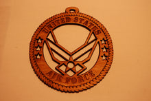 Load image into Gallery viewer, UNITED STATES AIR FORCE LASER CUT ORNAMENT