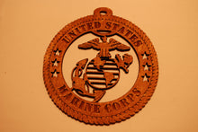 Load image into Gallery viewer, UNITED STATES MARINE CORPS LASER CUT ORNAMENT