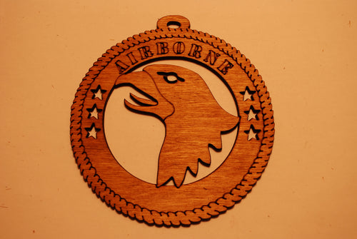 AIRBORNE LASER CUT ORNAMENT