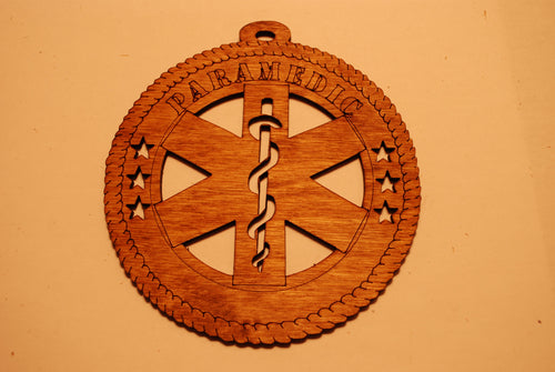 PARAMEDIC LASER CUT ORNAMENT