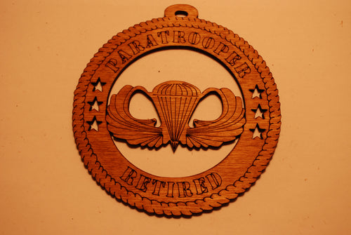 PARATROOPER RETIRED LASER ORNAMENT