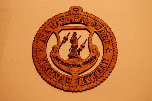 AIR NATIONAL GUARD VIETNAM VETERAN LASER ORNAMENT