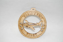 Load image into Gallery viewer, WORLDS BEST PILOT LASER CUT ORNAMENT