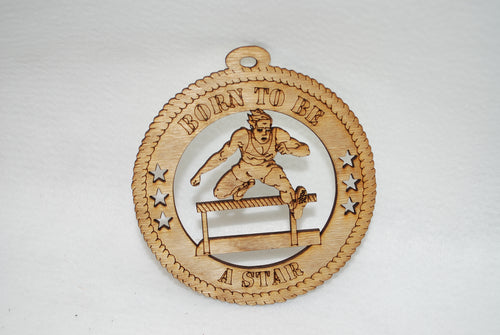 BORN TO BE A STAR  LASER CUT ORNAMENT