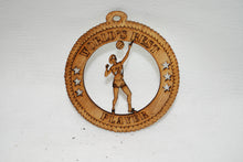 Load image into Gallery viewer, FEMALE WORLD&#39;S BEST PLAYER VOLLEYBALL LASER CUT ORNAMENT
