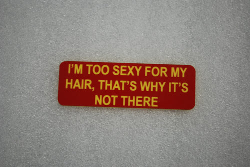 IM TO SEXY FOR MY HAIR THATS WHYS ITS NOT THERE