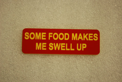 SOME FOOD MAKES ME SWELL UP