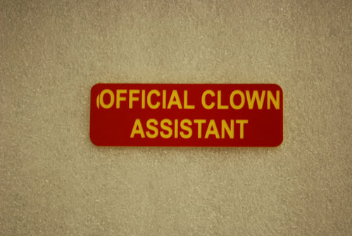 OFFICIAL CLOWN ASSISTANT