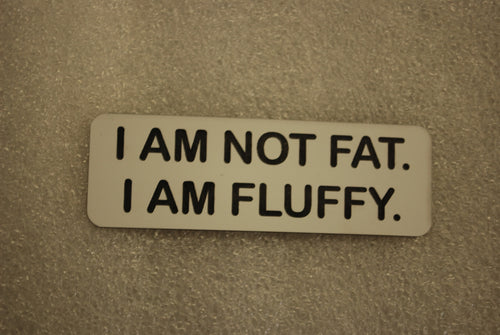 I AM NOT FAT I AM FLUFFY
