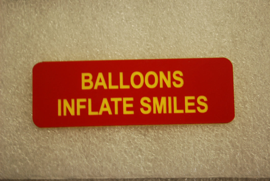 BALLOONS INFLATE SMILES