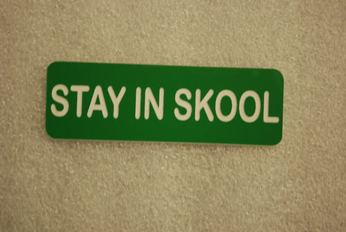 STAY IN SKOOL