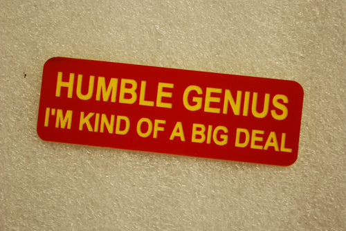 HUMBLE GENIUS I'M KIND OF A BIG DEAL