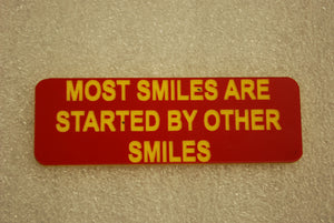 MOST SMILES ARE STARTED BY OTHER SMILES