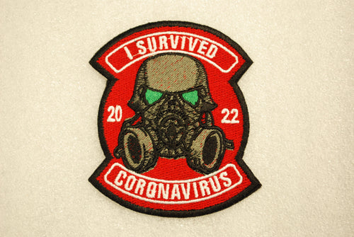 I Survived C ovid 2022 (a) Embroidered Patch IRON ON