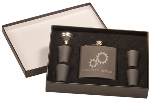 ENGRAVED FLASK GIFT SET