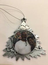 Load image into Gallery viewer, Plastic Pewter finish Tree Shaped Ornament