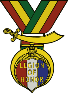 shriner legion of honor fez case plate logo vector svg