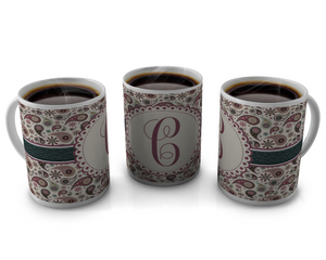Monogram Coffee Mug Design 69